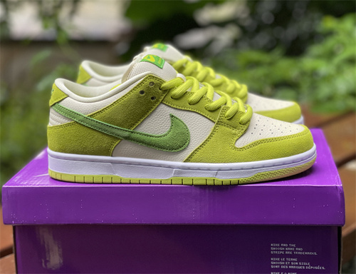 Pure original version_ Nike SB Dunk Low _Green Apple_ green apple color scheme_ Item number_ DM0807-300_ full code shipment_ 36-46-43e92c3d